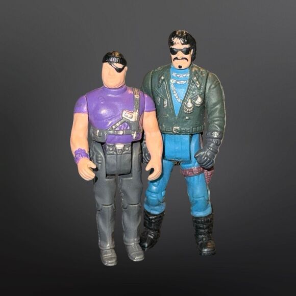 Vintage 1985 M.A.S.K. Cliffhanger & Jackhammer Articulated Action Figures A30 - Picture 4 of 6